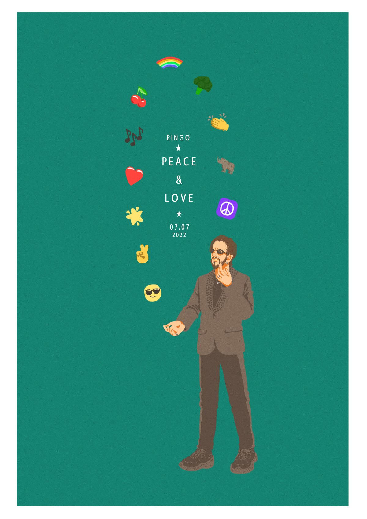 Happy Birthday Ringo Starr!!!!
PEACE&LOVE!!!          