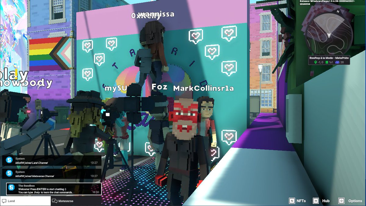 CleberBorges44's tweet photo. @TheSandboxGame @METAPRIDELAND I just participated in the #BelongingWeek contest for a chance to win a Progress Flag NFT! Check out my screenshot below!
👇 https://t.co/HWPAgIxECQ
