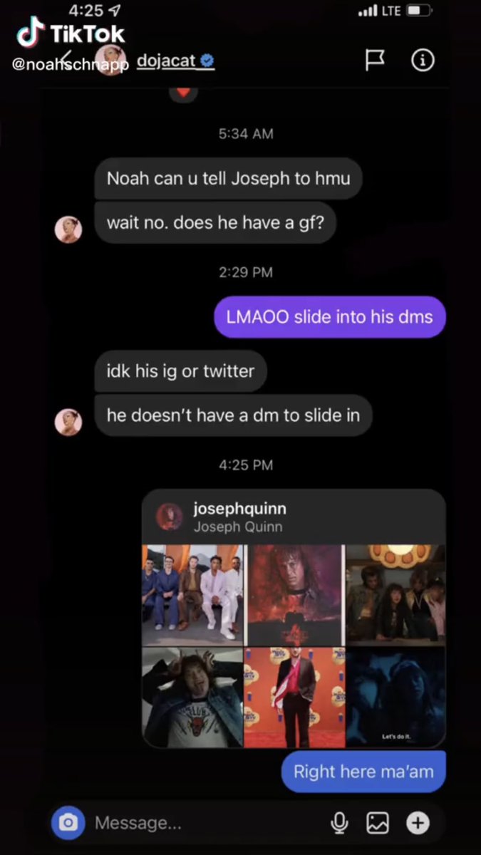 KarollinaOk's tweet photo. E a Doja Cat perguntando pro Noah se o Joseph tem namorada e pedindo o Instagram dele 🗣🗣🗣

Lenda demais! Vem aí? 👀 https://t.co/SVDf3Y0yJd