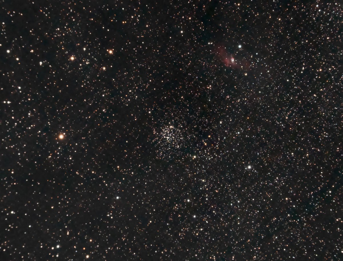 jzhnutz's tweet photo. 30 min on M52 &amp; the Bubble Nebula with the Meade Series 6000 80mm Triplet APO, Nikon Z6, &amp; L-Pro #Astrophotography #astronomy #space #nikonphotography #nikonglobal #lpro #meadeinstruments https://t.co/afjKgJNVZd