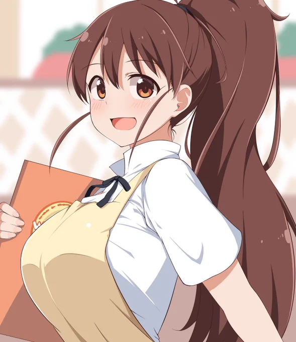 WORKING!!の種島ぽぷら先輩描きもうした 先輩ほんといい匂いする 