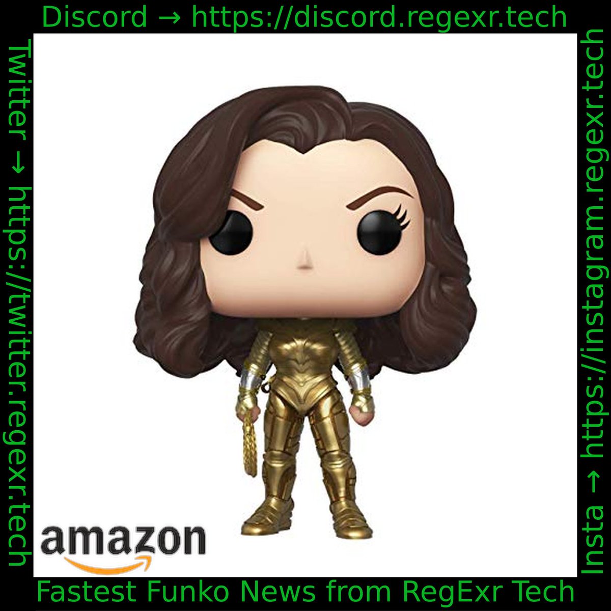 #funko  Heroes: DCs Wonder Woman 1984 - Wonder Woman With Golden Armor (Metallic) Amazon 
Link->https://t.co/gv9sdDsYoE
03:06:45 2022-07-07 UTC https://t.co/w6Nw3EE3XO