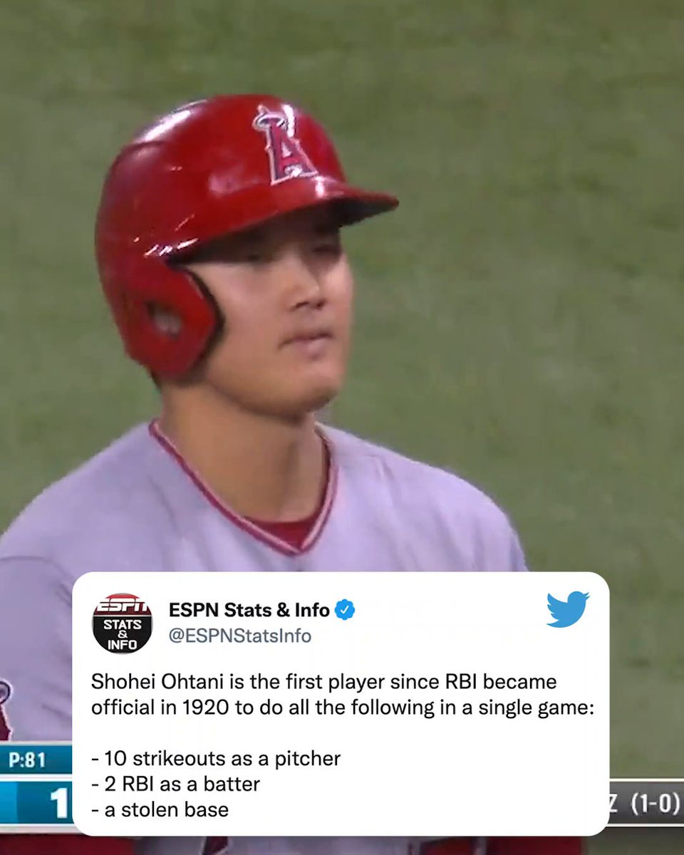 SportsCenter on X: No lies detected. Shohei Ohtani can do it all 🤯 (h/t  @MLB)  / X