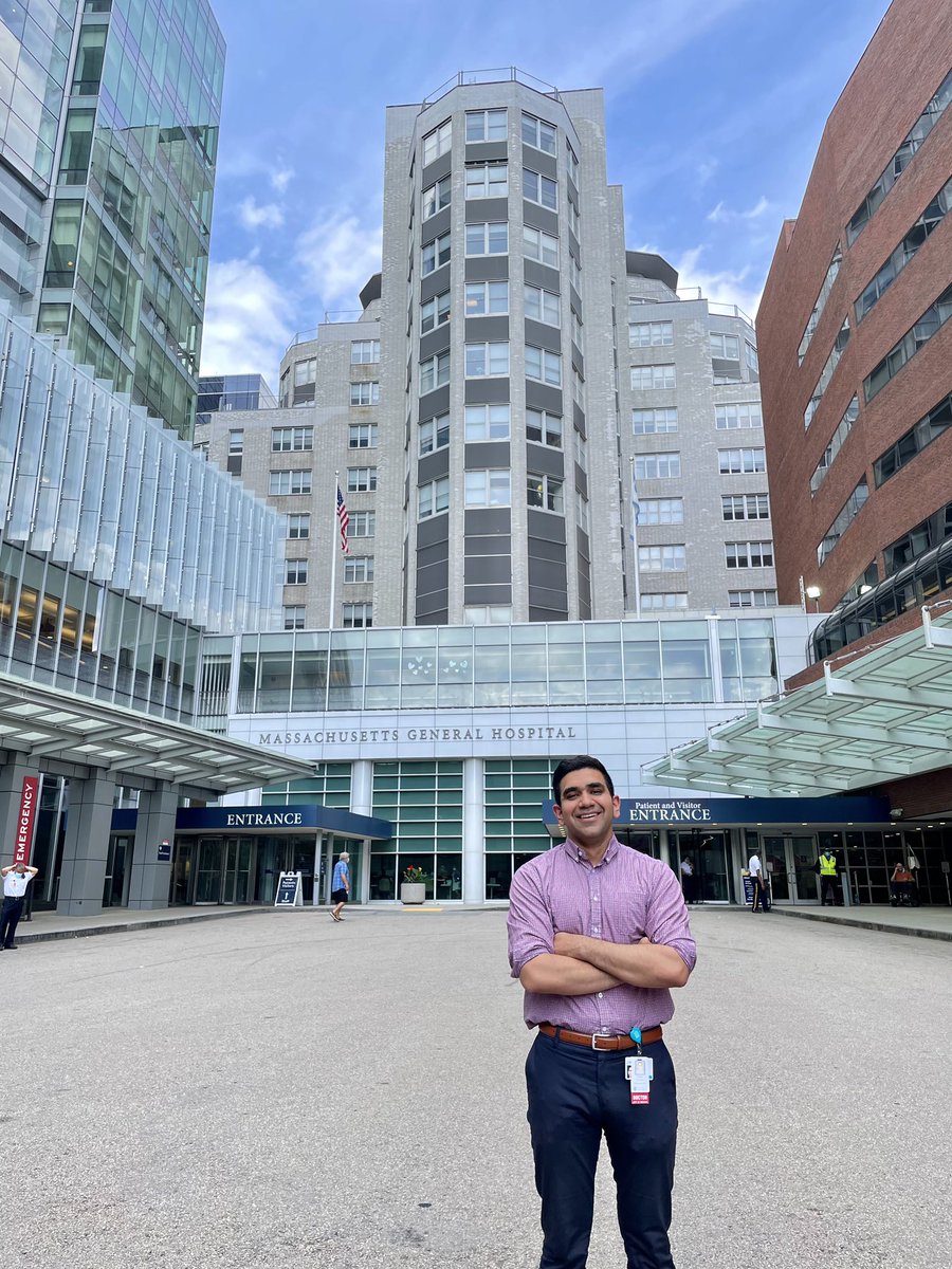 Came to MGH in 2015 as an MS1. The privilege of my life to train here. Grateful to my friends <a href="/mghmedres/">MGH IM Residents</a>, all of my teachers/mentors, and countless staff for showing me everyday how to always put our patients first. Bittersweet to leave my home away from home in Boston. 1/2