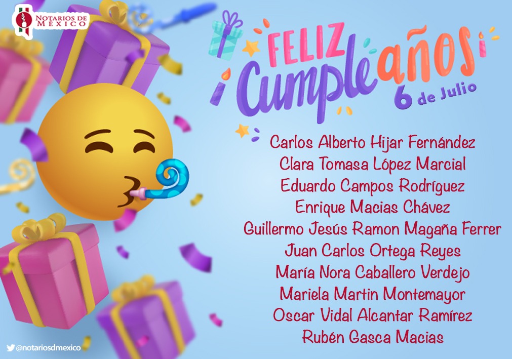 Los Notarios de México celebramos hoy tu felicidad.

#UnNotariadoCercaDeTi
#NotariadoMexicano
#Sumemos