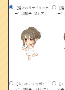 この衣装と…この衣装… 