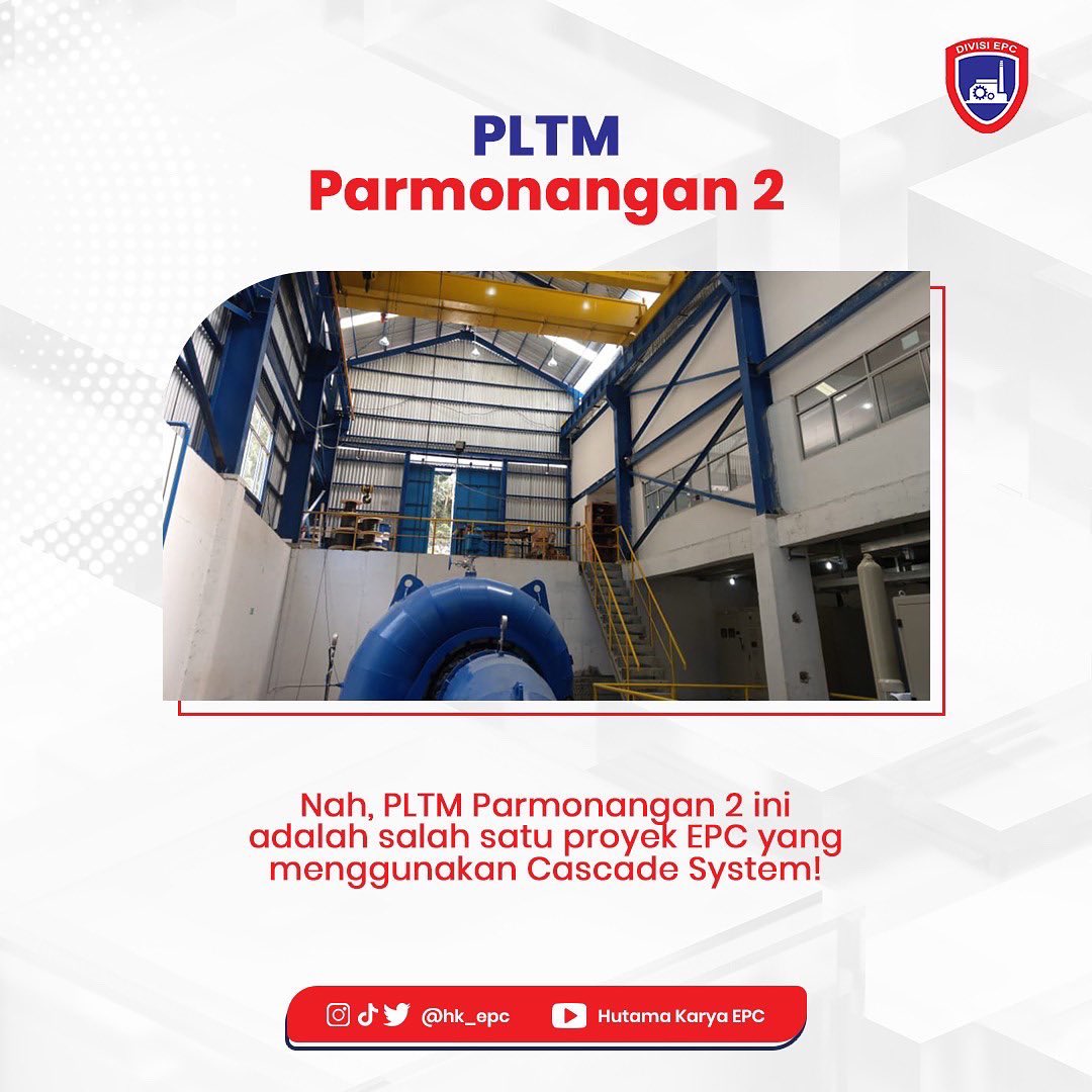 hk_epc's tweet photo. Bukan hanya cascade system saja yang menjadi keunggulan PLTM Parmonangan 2, Energi Baru Terbarukan (EBT) juga menjadi salah satu kontribusi EPC untuk Indonesia dalam mencapai Net Zero Emission (NZE) di tahun 2060 nanti.

#BersamaKitaBangkitDanJaya https://t.co/PPrQPqaZlL