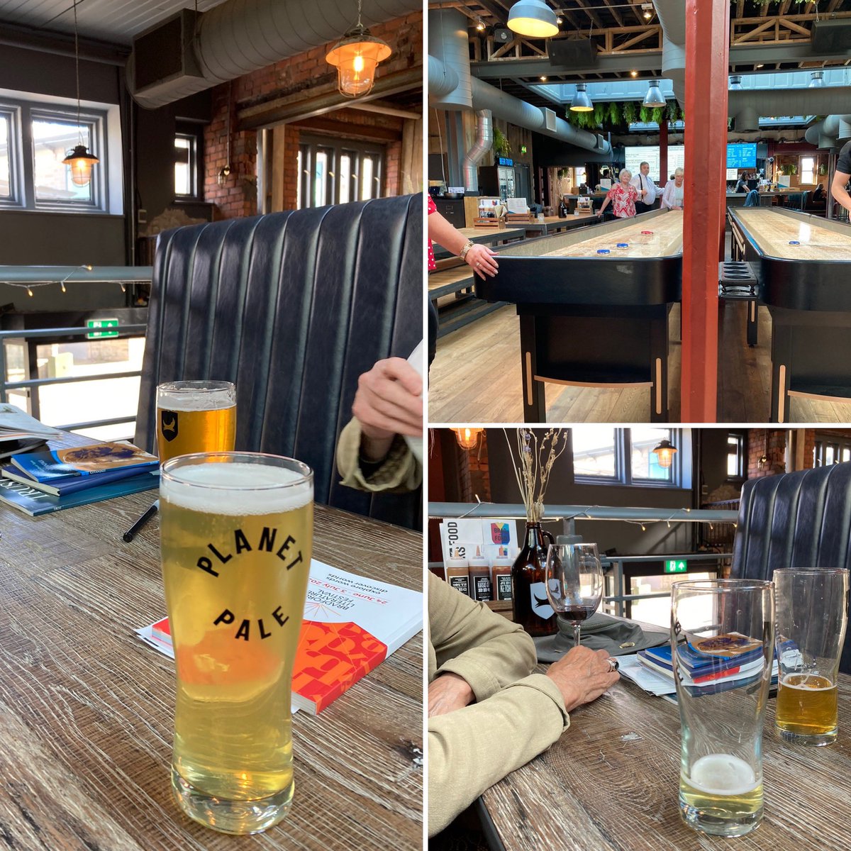 Jan_Lentzos's tweet photo. Then, afterwards…
Jane and I met up with her partner Bill…
At @BrewDogBradford 😊
🍺🍷🍺
#BrewDog #Bradford #BeerBar #CraftBeer #PubGames #ShuffleBoard #BrewDog #BradfordBar #Draught #Beers #CraftBeers #Merlot #Wine #Beer #PlanetPale #AlmostFamous #PintsOfBeer #BrewDogBradford https://t.co/NDRaohIpA5