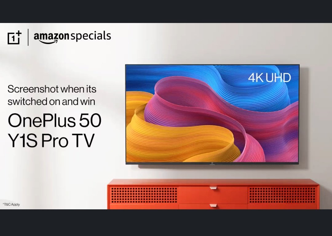 <a href="/amazonIN/">Amazon India</a> My perfect screenshot team <a href="/amazonIN/">Amazon India</a> 

#OnePlus50Y1SProTVOnAmazon  
❤️💖🌈Thanks a lot for giving me the opportunity to participate in this giveaway🌈❤️💖
💜🤞Biggest Wish to win this amazing giveaway💜🤞 

Join @poonam_216 <a href="/TarakCoolDude/">Tarak K</a> <a href="/thedaddaking/">Sudhir S</a>