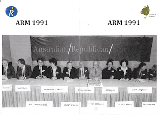 Today is the anniversary of the launch of the Australian Republic Movement by a group of prominent citizens in Sydney in 1991. Happy Birthday, ARM. <a href="/Peter_Fitz/">Peter FitzSimons</a> <a href="/SandyBiar/">Sandy Biar</a> <a href="/DrBenjaminJones/">Benjamin T. Jones</a> <a href="/davrosz/">Dave Donovan</a> <a href="/DrGlennDavies/">Glenn Davies</a>