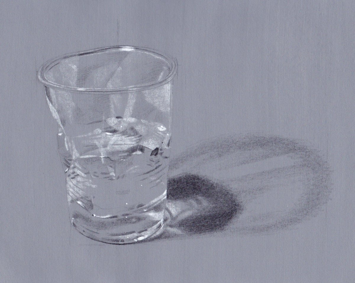 「グレー地のデッサン。
透明なもの。 」|Naoya Ohtaniのイラスト