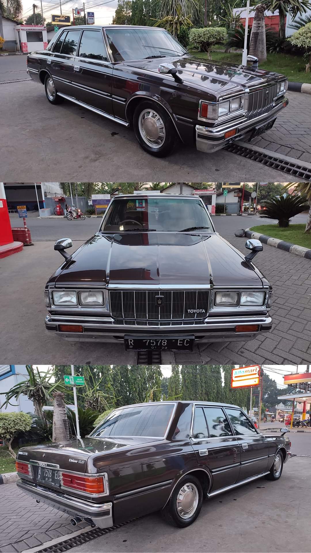 Suka Mobil Tua on Twitter: "Toyota Crown Deluxe thn 1980 Terkenal ...
