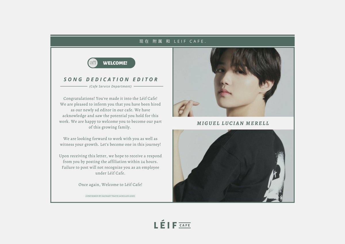 ⠀⠀ 
⠀⠀ 
   ⠀⠀‣ LAURANWORKS.⠀  is now affiliated
         with  LÉIF  CAFÉ  !  ˩
⠀⠀
⠀⠀