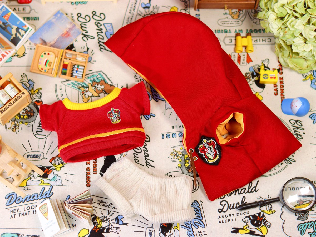 Quidditch clothes the Harry Potters!
#HarryPotter  #dracomalfoy  #Graffindor #Slytherin #Dollcloth