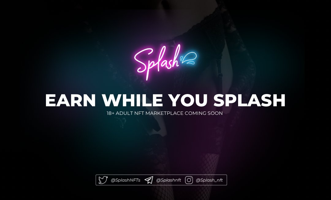SplashNFTs's tweet photo. The new way to play and earn is $Splash&Earn! Create and earn from your content on the #SplashNFT Marketplace. Let's get wet and wild! ππ https://t.co/E9e9xxEg1V