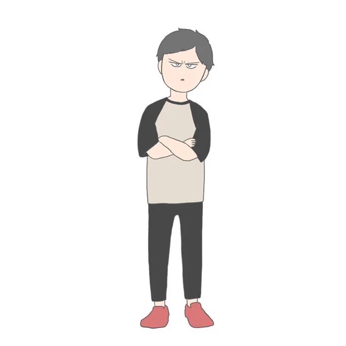 漫画更新した途端、ケビンからラインきたからビックリした…ついに気づいたのかと…
うちの長男に似合う服見つけたから買ってくれた報告やった…
いい奴かよ… 