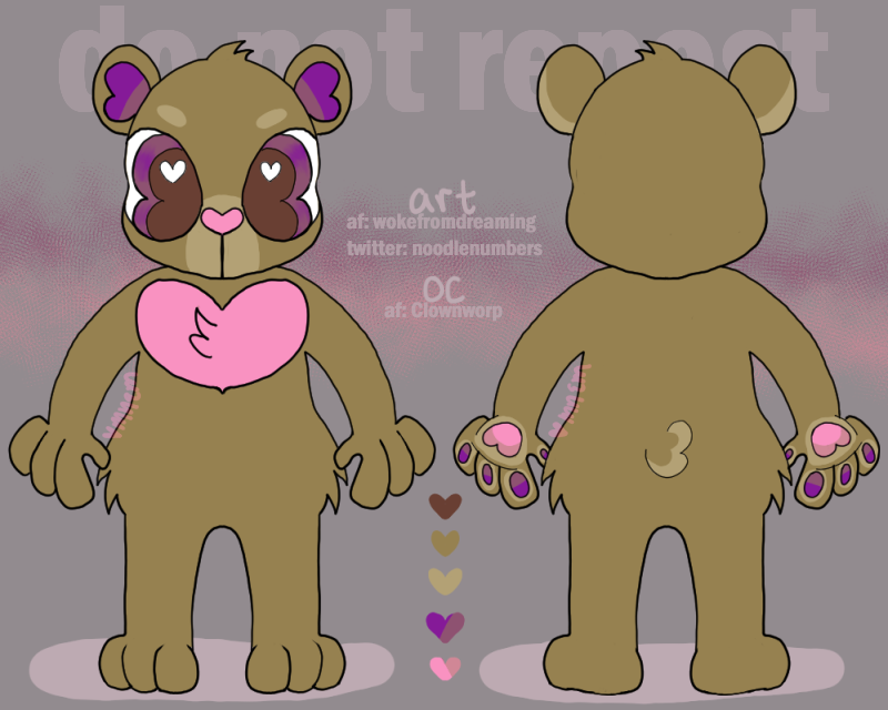 noodlenumbers's tweet photo. I saw permission to use whatever colors I want and had to try something. 🌷 Character belongs to Clownworp on Art Fight. https://t.co/GJeyKqXXFm