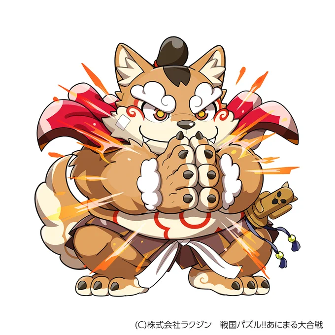 『戦国パズル!!あにまる大合戦(https://t.co/3TCWNLclgQ)』の『七夕・野見宿禰』のイラストを担当させていただきました!今日は七夕…! #パズあに 