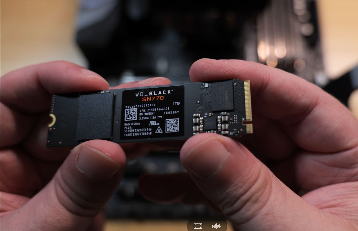 BluntNate's tweet photo. Western Digital sent me one of their fresh new super-fast gaming drives, the WD_BLACK SN770 NVMe SSD (the newest version of a line I've been using for some time now in fact) - Video coming soon! #Spon #SN770 #WDBLACKAPAC #PCGaming https://t.co/eWBhgmHMHy