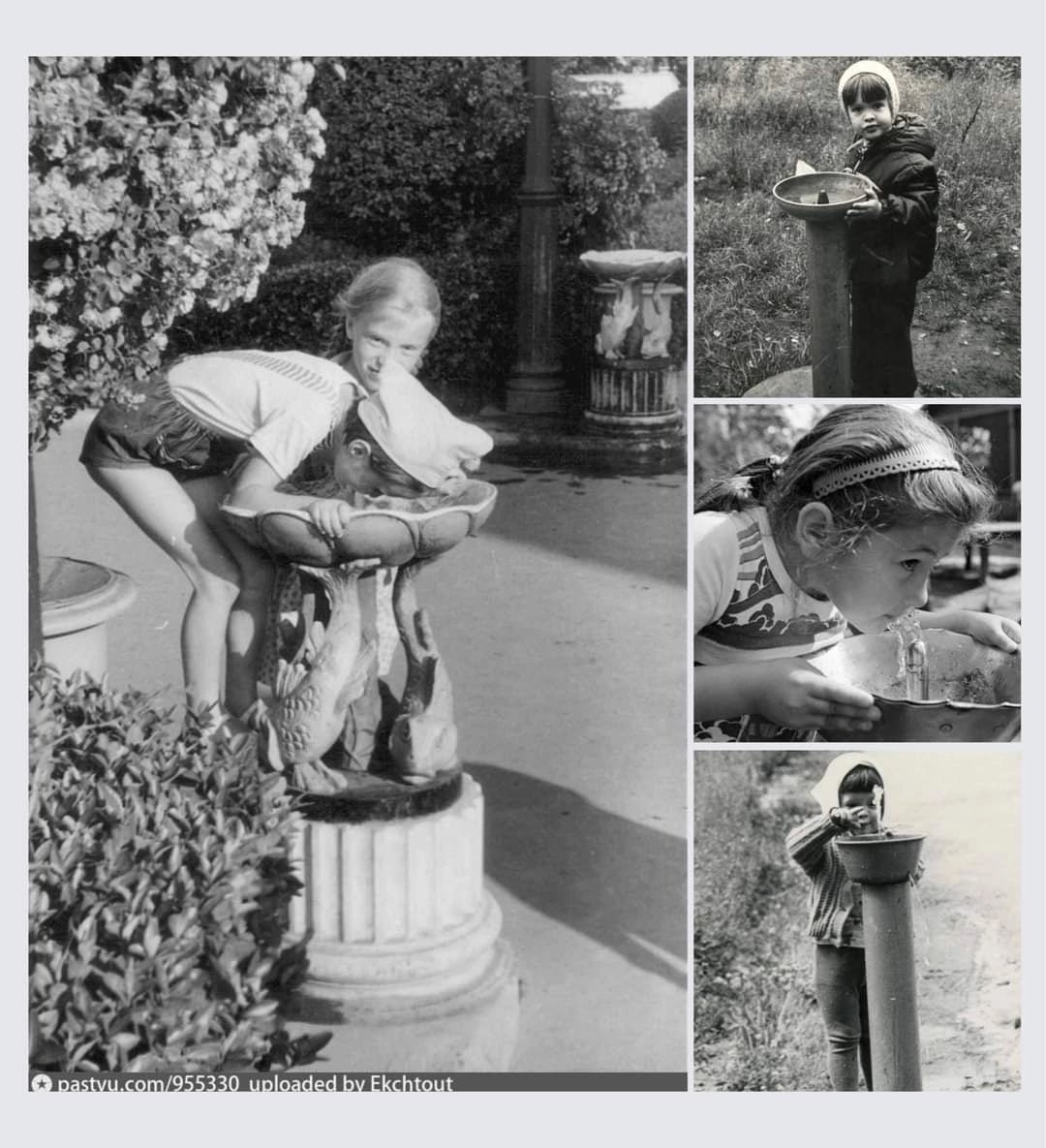 Питьевые фонтанчики.

Питьевые фонтанчики были повсюду - в парках, на аллеях, даже в школах. Всегда можно было попить холодной свежей водички.