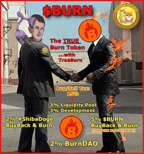 <a href="/RealShibaDoge/">Shiba Doge | Fan page</a> $BURN #Token, THE most Deflationary.com #Token in #crypto.  $BURN Baby!!