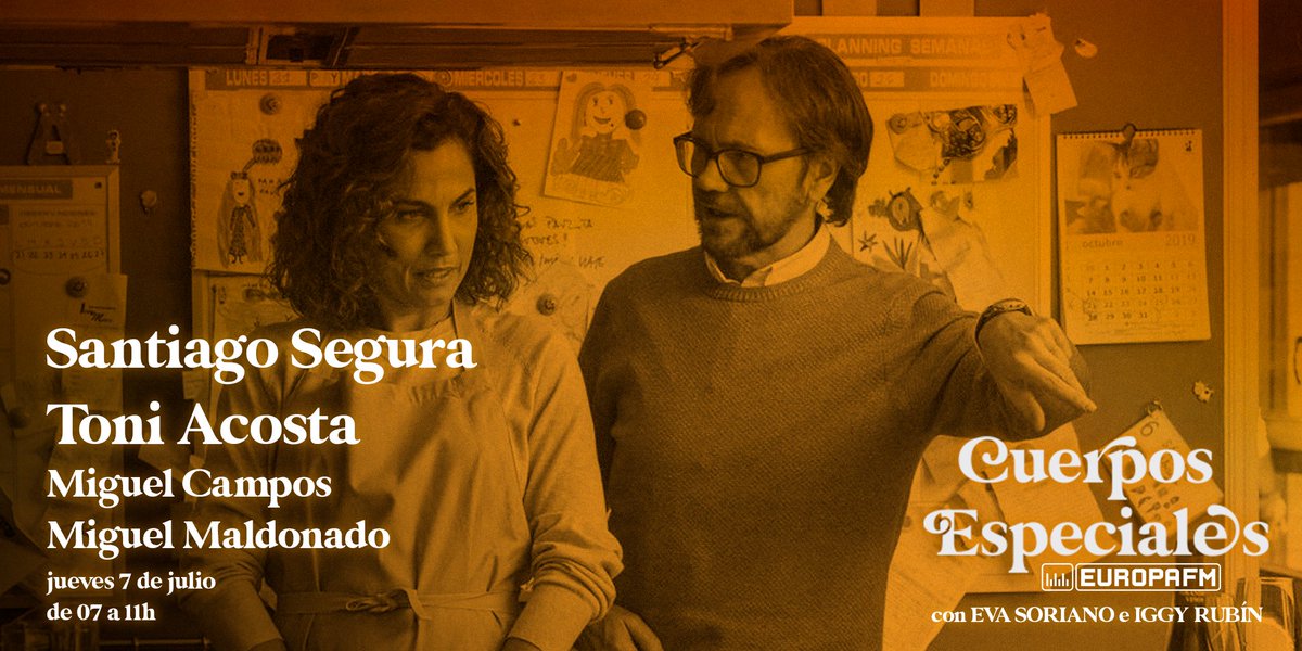 Hoy vienen a vernos esta combo explosiva: @SSantiagosegura & Toni Acosta 🔥 Y tendremos seccioncita de @mcamposgalan y @maltorres 💫 Escúchanos ya en europafm.com/directo