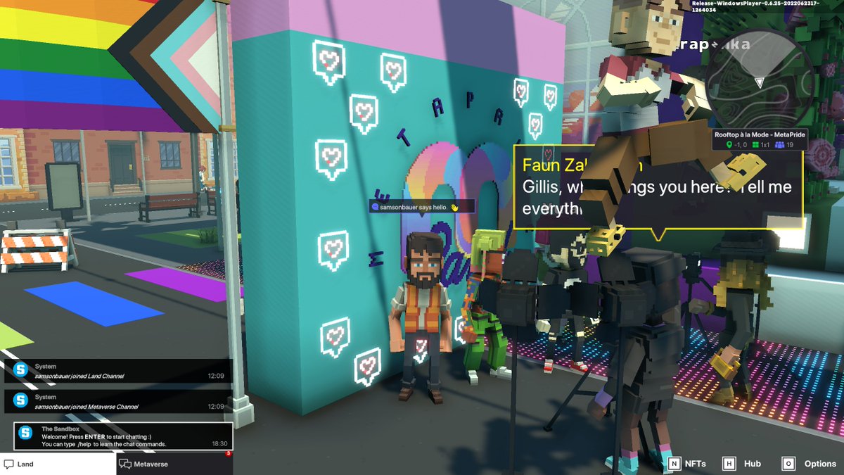 bauer_samson's tweet photo. @TheSandboxGame @METAPRIDELAND I just participated in the #BelongingWeek contest for a chance to win a Progress Flag NFT! Check out my screenshot below!
👇 https://t.co/jtMA8oI7jJ
