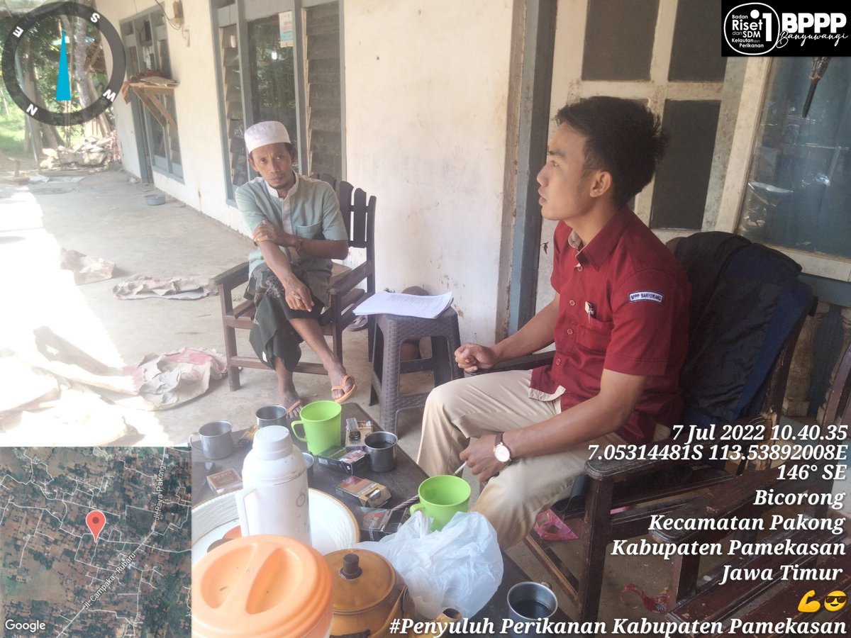 FikiEfendi20's tweet photo. Kamis (07/07/2022), Fiki Efendi Luhkan Kab. Pamekasan. Melakukan kunjungan ke Pokdakan bicorong sejahtera Sharing terkait pakan buatan dan bahan baku pakan di ds. bicorong kec. Pakong #LuhLapor @bppp_banyuwangi @puslatluhkp @brsdm_kp @kkpgoid #GiatLuhkanSatminkalBwi #Pmekasan https://t.co/AwssbB9Ad5