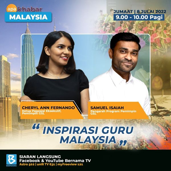 BernamaTV's tweet photo. Apa Khabar Malaysia

Jumaat (8 Julai 2022)
9.00-10.00 pagi

Tonton #ApaKhabarMalaysia di BERNAMA TV Astro 502 | unifi TV 631 | myFreeview 121 https://t.co/EqS3oebJsL