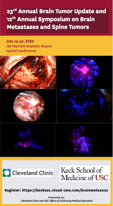 DrJohnSuh's tweet photo. Please join my colleagues @KeckMedUSC @USCBTC and @CleClinicMD #CleClinicCancer on July 29th-30th @visitanaheim for the 23rd Annual #BrainTumor Update and 12th Annual Symposium on #BrainMetastases and #Spinetumors. @DoctorZada @DrLilyAngelov @SamuelChaoMD @ARRO_org @ACROresident https://t.co/7ZljaL2EiF