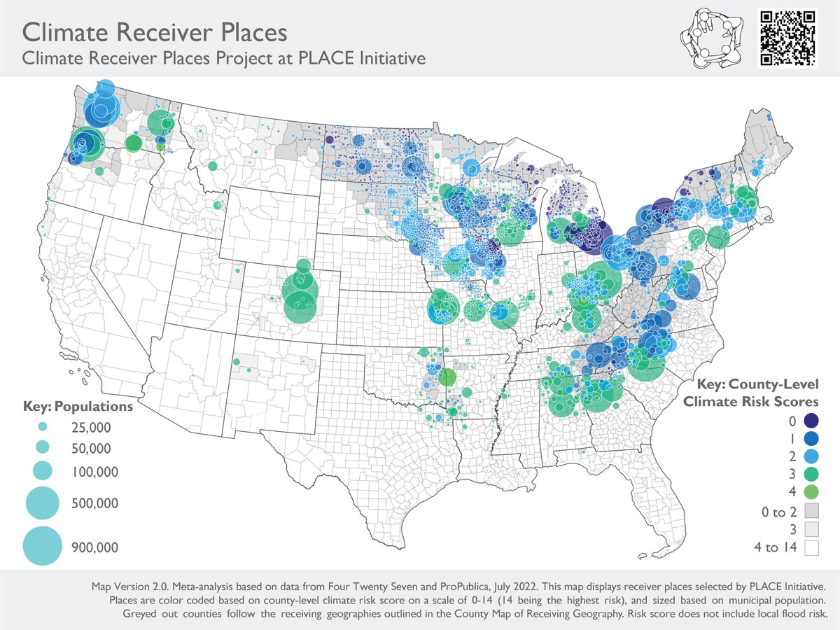 We've released our latest set of maps and an updated list of over 2,500 potential climate receiver places! Take a look here: placeinitiative.org/projects/recei…