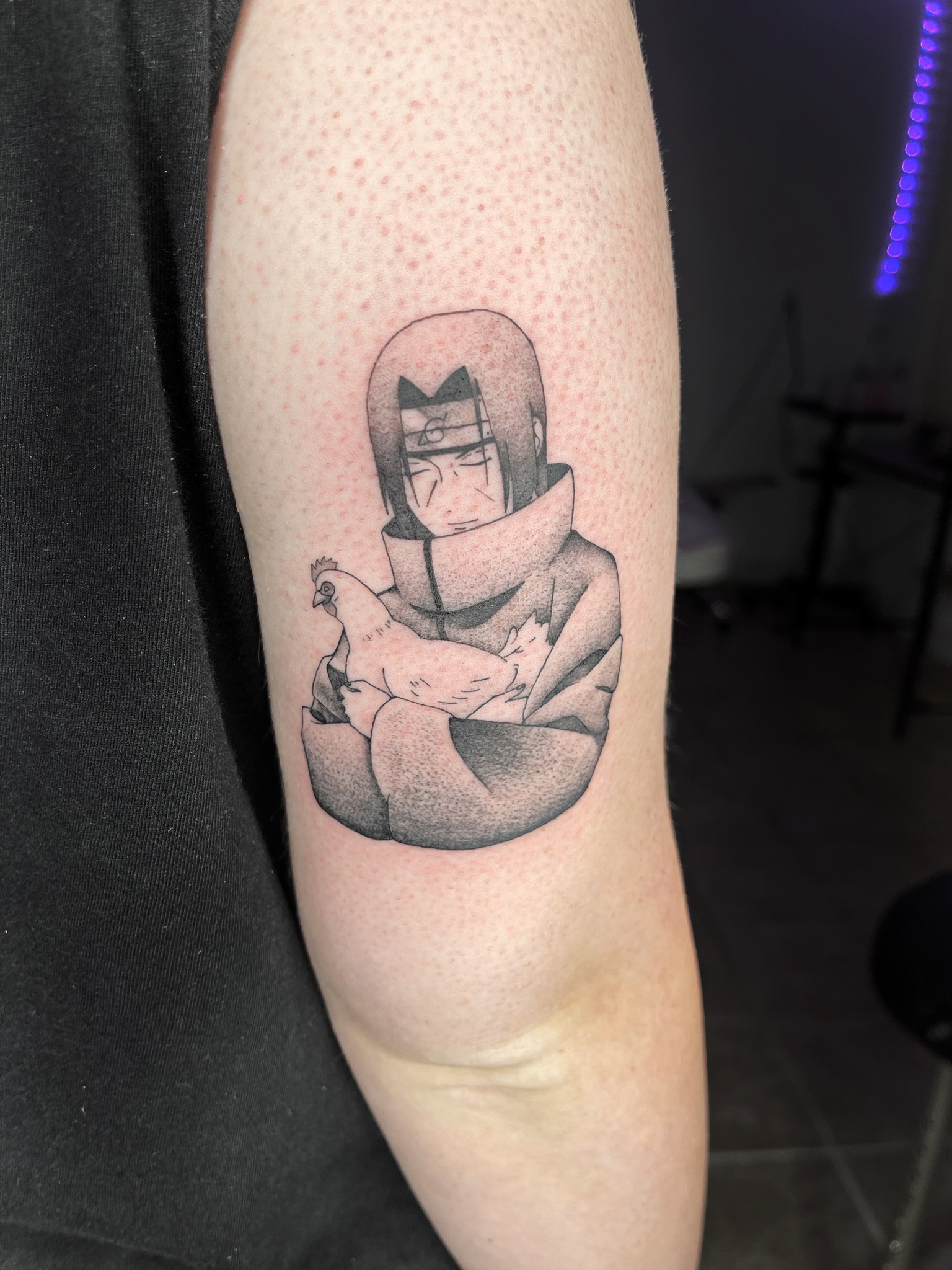 Got my first tattoo start with something small 3  rNaruto