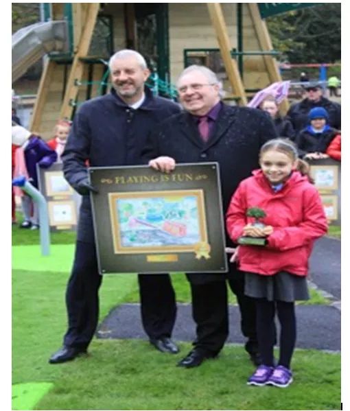 The hard work the Friends of Haigh Country Park put in to get the new play area at Haigh.