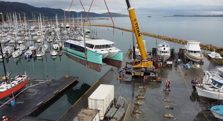 First category at tonight’s Wellington #GoldAwards and boom it’s a wjn for Fraser and Wellington Electric Boat Builders for creating Ika Rere our electric ferry. Thanks Fraser for the shout out to all our tradies and tech brains all around you Lower Hutt.