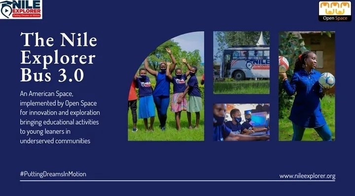 OpenSpaceUganda's tweet photo. Are you ready for the @Nile_Explorer 3.0! Check out the link below 👇 and get a feel of how we extend #STEMeducation &amp; #Health in underserved schools. https://t.co/UL06HCBBhw
#PuttingDreamsInMotion 
#NileExplorerBus https://t.co/EsYYuXKnnz