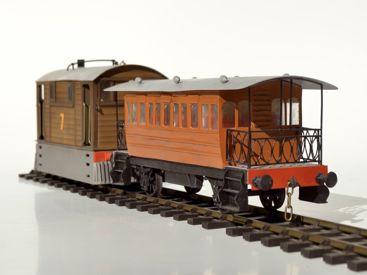 'He has cowcatchers and sideplates, i'll write to his controller at once' Here is my Gauge 1 Toby and Henrietta. This was a tricky build for me, and I spent a lot of time getting Toby's two-toned planks to look right. Ultimately I couldn't be more proud of the finished model!!