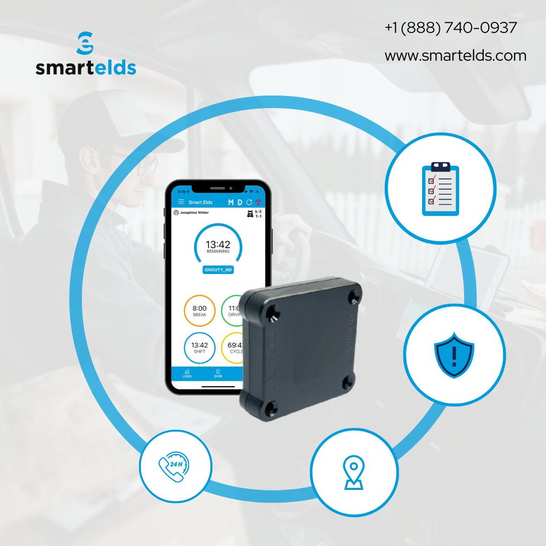 smartelds's tweet image. Choose the best solution for a hassle-free experience on the road using our easy-to-use ELD. Plug and drive with SmartElds. 
Book a free trial at +1 (888) 740-0937 or visit us at smartelds.com

@smartelds #smartelds #eldsolution #owneroperator #USA #usafacts #fmcsa