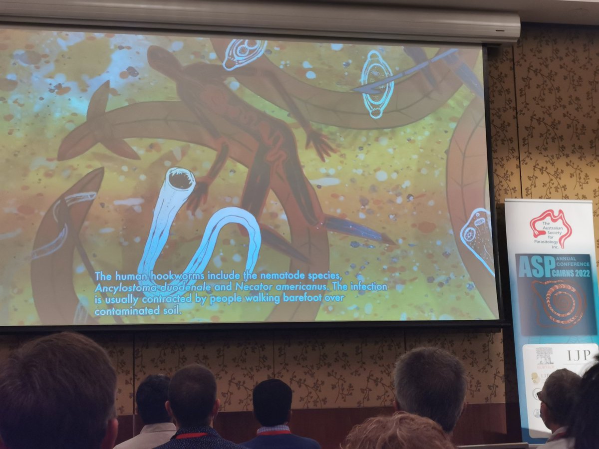NarelleDybing's tweet photo. Fantastic to be able to meet in person again after so long for the #2022asp @AS_Para conference. In my happy place surrounded by so many parasite talks and fellow #parasite nerds #day1 #asp2022 https://t.co/OxTypQopLX