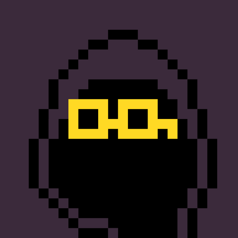 hapsxo's tweet image. #NewProfilePic is a #nounish #cyberphunk known only as Variant 19