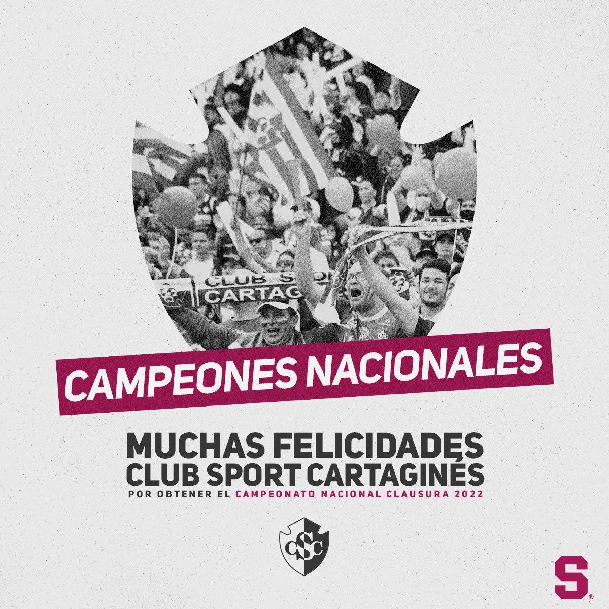 SaprissaOficial's tweet photo. Felicitamos al @Cartagines por obtener el título nacional 🤝 https://t.co/LXD1cxzTbj