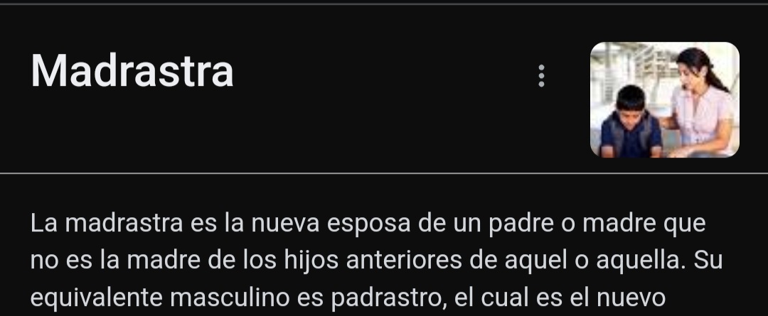 desirossi's tweet photo. @Patri_gogo @marie_benitez93 Es mejor leer la descripción/significado de madrastra antes de dar catedra

La "nueva" esposa del padre es: madrastra!! 
Así de fácil!🤗 https://t.co/f5tHsq5yX6