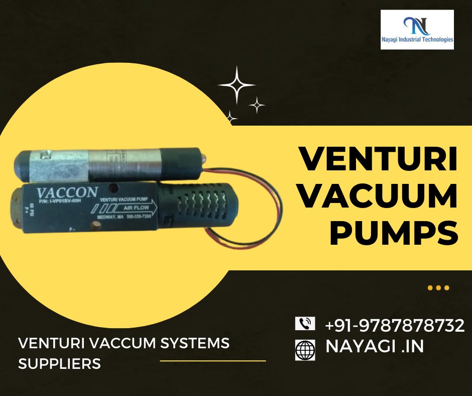 NayagiIndustry's tweet photo. The Venturi vacuum is generated by a pump with constricted gases passing through it, but the pump doesn't have any moving parts.
#VacconVacuumProducts #vaccon #vacuum #venturivaccumpump #venturivaccumproduct #vacconvacuumPump #bengaluru #supplier #NayagiIndustrialTechnologies https://t.co/uakwSBmsLW