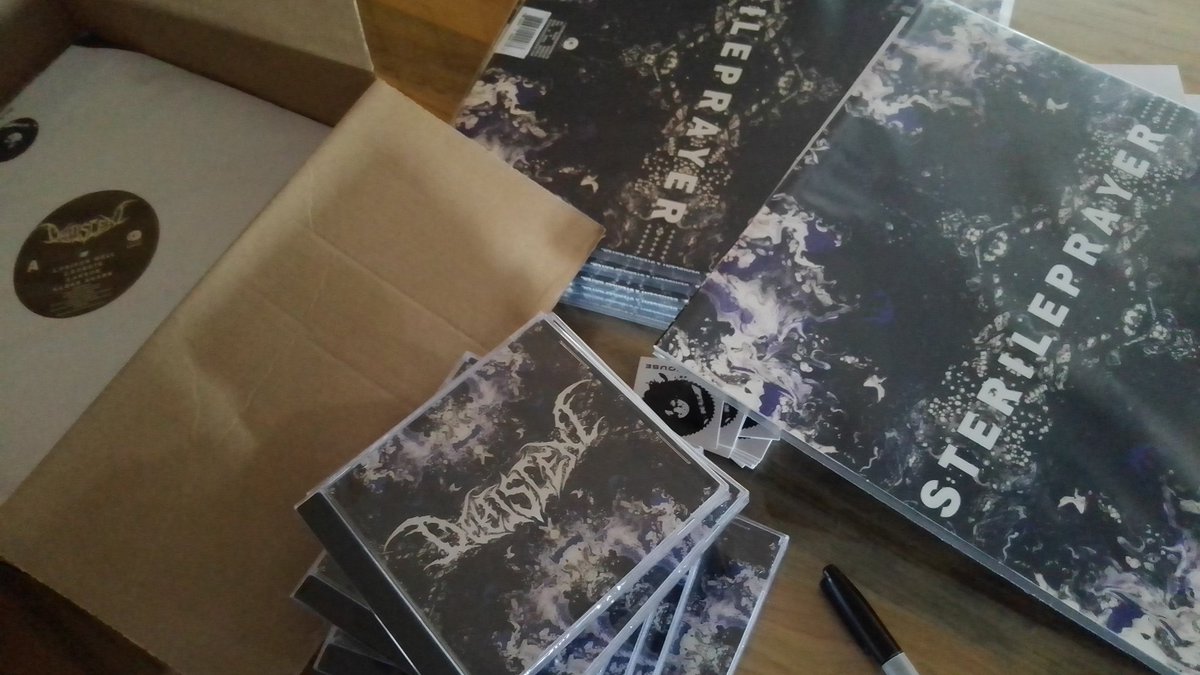 Blackhouse_Recs's tweet photo. @dehiscent206 x @sterileprayer split LP and CD preorders shipping now! Thanks to everyone who ordered so far. Order now and it ships immediately. Quantities limited. https://t.co/udDgKYMpLt.

DEHISCENT summer tour with DarkMysticWoods kicks off this month!

#metal #doom #vinyl https://t.co/oCEjkyGqB0