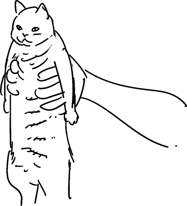 猫下書き 