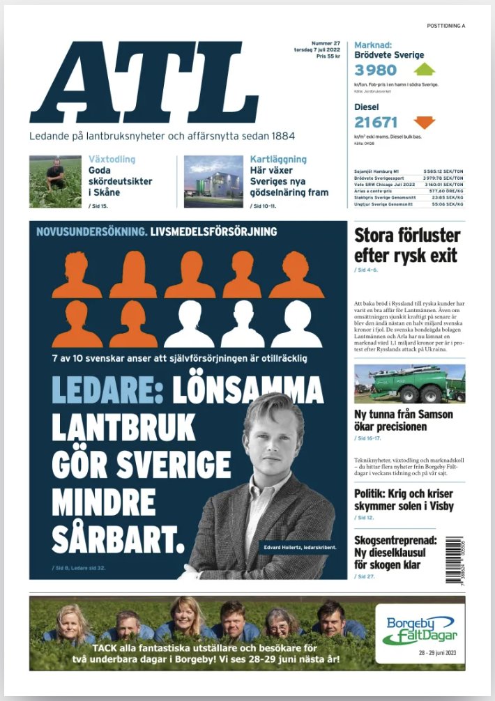 TidningenATL's tweet photo. Nytt nummer ute! Nu kan du läsa veckans ATL: https://t.co/WQ6SVYqlyR https://t.co/IVAxqcT9YW