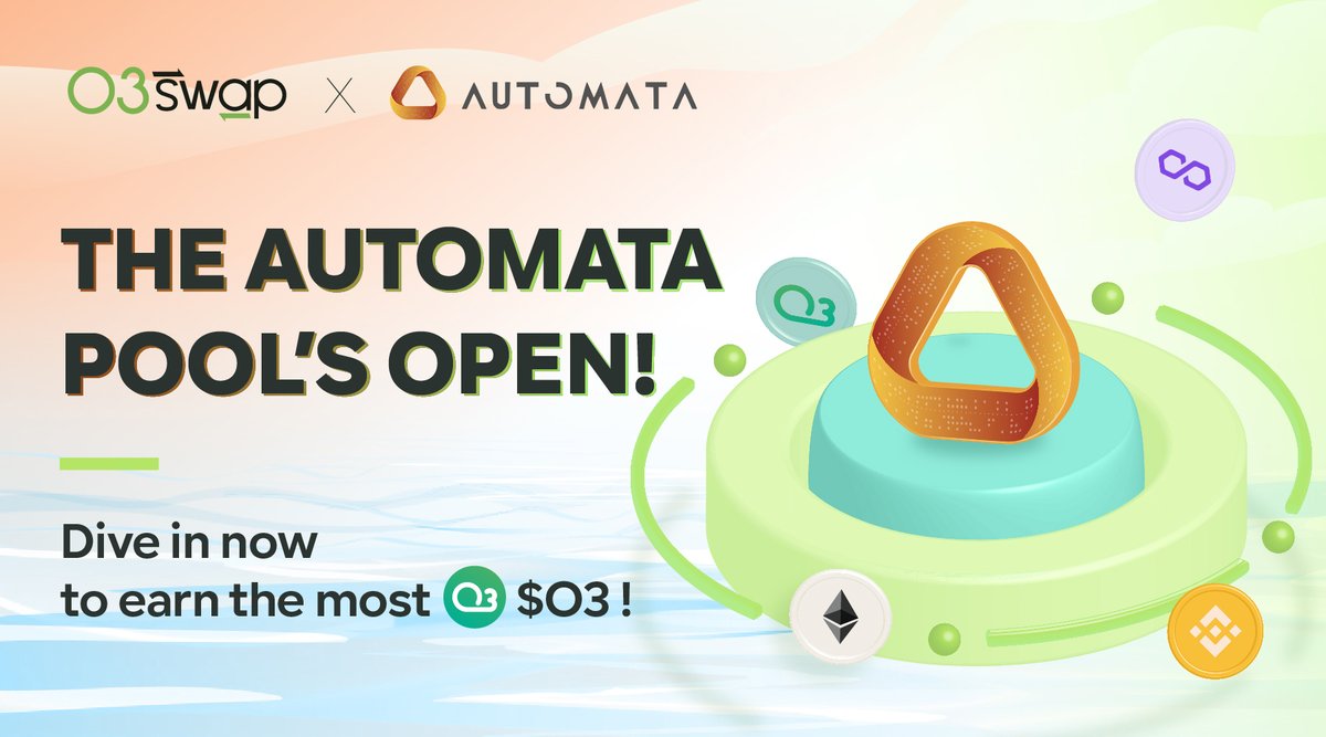 OMOSwapX's tweet photo. 🙌We're excited to partner with @AutomataNetwork and we've opened $ATA pools on #ETH, #BNB, #Polygon chains to enable #crosschain bridging of their token! 

Stake at https://t.co/9CIgumv9uk as now the APR is high up to 2.38M%!🚀 https://t.co/hprDzZ1Lke
