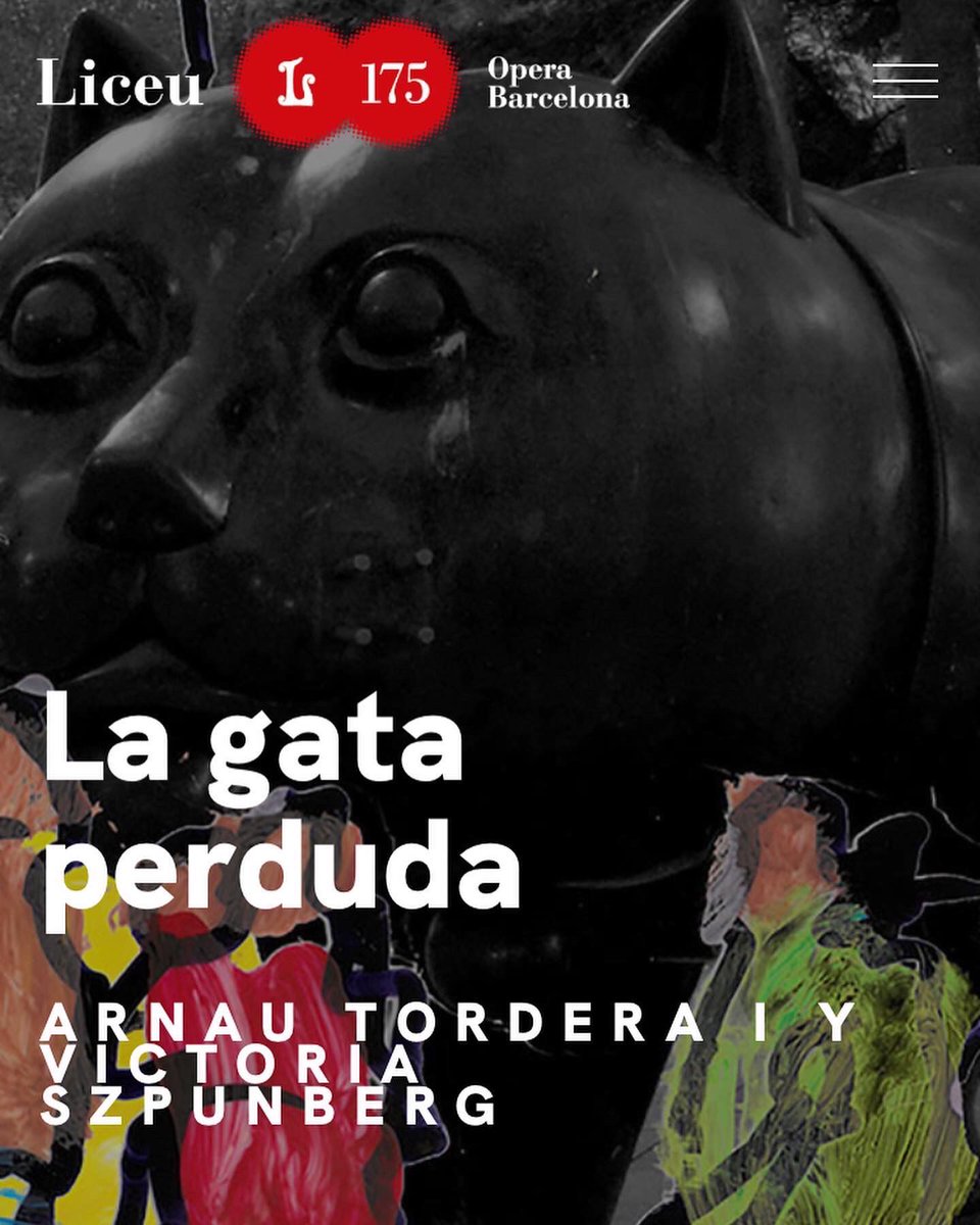 Ja queden poques entrades per veure #lagataperduda al <a href="/Liceu_cat/">Gran Teatre del Liceu</a>  el 5 i 7 d'octubre amb el <a href="/CorDrassanes/">CorDrassanes</a> i cors del Raval. No t'ho perdis!