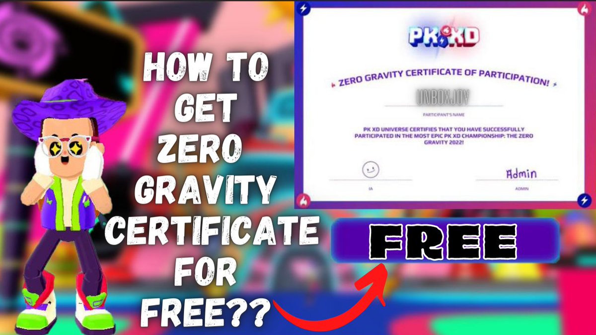 joy_unbox's tweet photo. HOW TO GET ZERO GRAVITY PARTICIPATION CERTIFICATE IN PKXD ??? https://t.co/676zMwDL5u via @YouTube 
#pkxd #pkxdgame #pkxdupdate #gamestoplaywithfriends #safegame #gamecenter #pkxdcommunity #unboxjoy #pkxdspoiler #Trending #Viral #Popular @AfterverseGames https://t.co/9zzKAAEn6Q