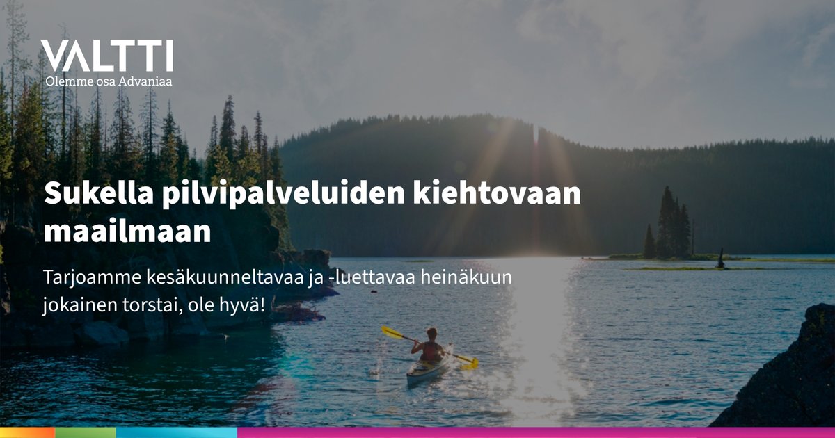 Tässä Google Cloud -webinaarissa pilviasiantuntijamme kertovat miten hyödynnät pilven parhaat palat hybridinä. Ota webinaari kuunteluun 👉🏼 hubs.li/Q01fBKF70 

Huomasithan, että olemme osa Advaniaa! Voit seurata juttujamme jatkossa tilillä <a href="/AdvaniaFinland/">Advania Finland Oy</a>
