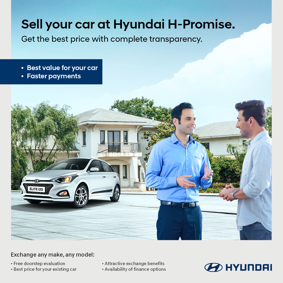 Hyundai India on Twitter: "With the trust of H-Promise, sell your ...
